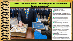Що таке закон. Конституція як Основний Закон держави. Правознавство. 9 клас. НУШ (2026). До підручника Берендеєв С. та ін.
