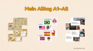 Mоє повсякденне життя | Mein Alltag A1-A2