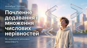 Почленне додавання і множення числових нерівностей