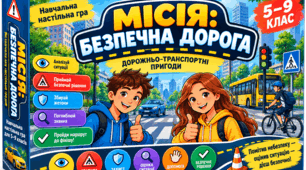 Настільна навчальна гра для друку (Print & Play): «Місія: Безпечна дорога» (5–9 класи)