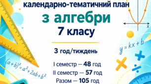 МОДИФІКОВАНА ПРОГРАМА з алгебри 7 клас