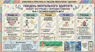 ДО ТИЖНЯ МЕНТАЛЬНОГО ЗДОРОВ'Я