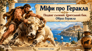Міфи про Геракла. Подвиг сьомий: критський бик. Образ Геракла.