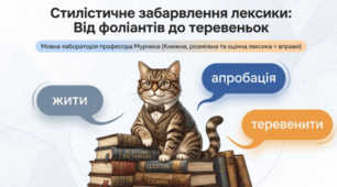🐱📚 Стилістичне забарвлення лексики. Книжна й розмовна лексика. Українська мова, 11 клас ✨