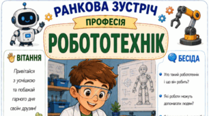 Ранкова зустріч. Професія дня - РОБОТОТЕХНІК