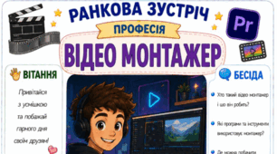 Ранкова зустріч. Професія дня - ВІДЕО МОНТАЖЕР
