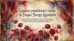 Популярність «театру корифеїв». Марія Заньковецька – легенда українського театру