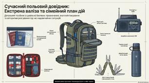 Презентація "«Екстрена валіза», призначення, склад, правила пакування. План дій родини в разі виникнення НС"