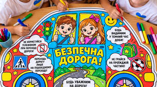 🚗 МЕГАРОЗМАЛЬОВКА «БЕЗПЕЧНА ДОРОГА» 🚦