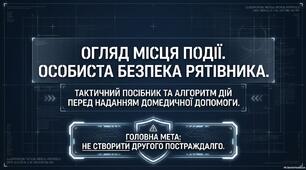Презентація "Огляд місця події. Особиста безпека рятівника"