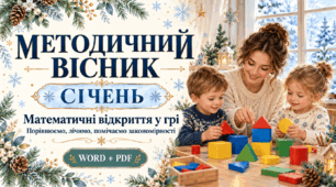 Методичний вісник ЗДО «Січень». Математичні відкриття у грі