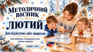 Методичний вісник ЗДО «Лютий». Досліджуємо світ навколо