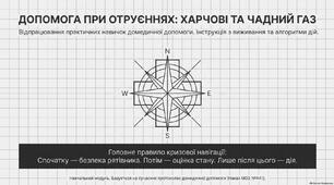 Презентація "опомога при отруєннях (харчові, чадний газ). Відпрацювання практичних навичок домедичної допомоги"