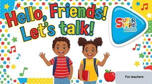 «Hello, Friends! Let’s Talk!» — інтерактивна презентація до уроку англійської мови у 1 класі (7 урок(