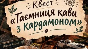 Квест за романом Й.Ягелло "Кава з кардамоном"
