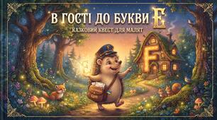 Яскравий урок-квест "У гості до букви Е" для 1 класу НУШ