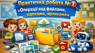 Практична робота №1 «Операції над файлами, папками, ярликами».