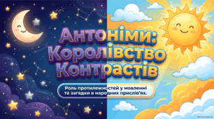 Роль антонімів у мовленні. 5 клас НУШ