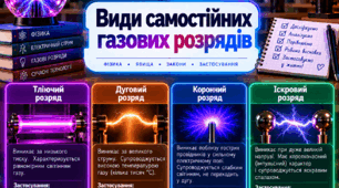 Види самостійних газових розрядів