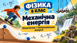 Механічна енергія: кінетична і потенціальна енергії  ФІЗИКА 8  клас