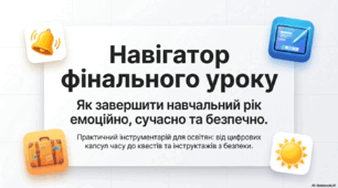 Навігатор фінального уроку. Практичний інструментарій для вчителів