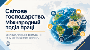 Світове господарство. Міжнародний поділ праці. 9 клас НУШ за підручником Запотоцького.