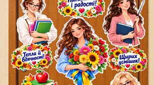 🍁 ОФОРМЛЕННЯ ДО ДНЯ ВЧИТЕЛЯ 🍁
