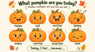 What pumpkin are you today? Затишний осінній warm-up