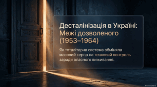 Суспільно-політичне становище УРСР в у мовах десталінізації