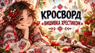 Кросворд "Вишивка хрестиком"