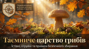 Презентація "Таємниче царство грибів: Їстівні, отруйні та правила безпечного збирання" (до Всесвітнього дня грибника, 3 жовтня)