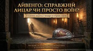 Готовий комплект матеріалів до  уроку за темою "Кодекс лицаря. Образ Айвенго. Добро і справедливість проти жорстокості й підступності"