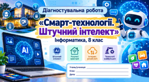 Діагностувальна робота № 7 «Смарт-технології. Штучний інтелект» — Інформатика, 8 клас
