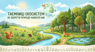 Інтерактивна презентація та конспект до уроку з ЯДС: «Таємниці екосистем: як зберегти природу навколо нас» (3–4 класи НУШ)