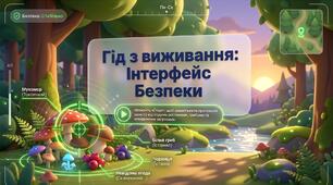 «Гід з виживання: Інтерфейс Безпеки» — сучасний інформаційно-пізнавальний матеріал, спрямований на формування в учнів практичних навичок безпечної поведінки у природі та побуті.