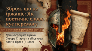 Тіртей. «Добре вмирати тому…». Ідея захисту рідної країни у творі. Античний ідеал героя.
