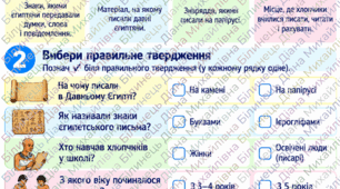 Освіта, наукові знання, мистецтво та архітектура Давнього Єгипту — робочі аркуші для 6 класу
