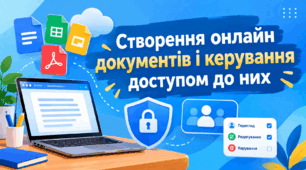 Відеоурок "Створення онлайн документів і керування доступом до них" 7 клас НУШ