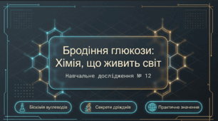 Дослідження № 12  «Як відбувається бродіння глюкози та чим воно корисне?»