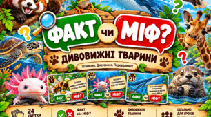 🐾 Гра «Факт чи міф? Дивовижні тварини»
