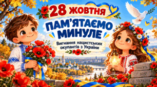 28 жовтня-День визволення України від фашистських загарбників. Презентація "Пам'ятаємо минуле" для учнів 1-4 класів