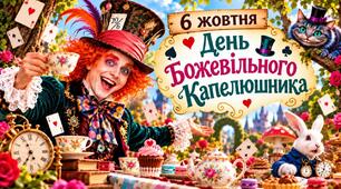 6 жовтня День божевільного Капелюшника