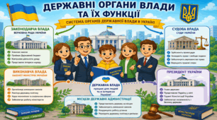 Державні органи влади та їх функції. Система органів державної влади в Україні. Верховна Рада України. Кабінет міністрів України. Місцеві державні адміністрації в системі державного управління. Суди та їх призначення. Президент України