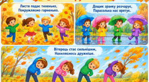 Осіння руханка (фізкультхвилинка)