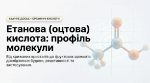 Хімічні властивості етанової кислоти