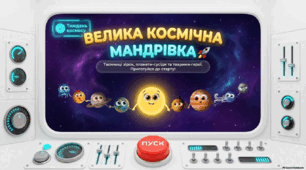 🚀 Тиждень космосу 🌌  Комплект тематичних матеріалів для дітей