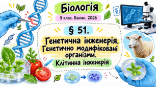 Генетична інженерія. Генетично модифіковані організми. Клітинна інженерія. Презентація, інфографіка, робочий аркуш