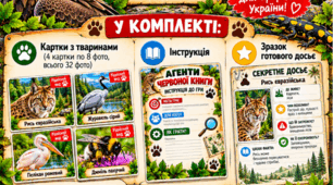 🐾 Навчальна гра «Агенти Червоної книги»