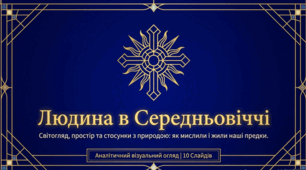 Презентація до уроку: «Людина в Середньовіччі: світогляд, сприйняття часу та стосунки з природою» (7 клас. Історія)