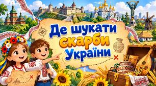 Презентація до уроку ЯДС "Де шукати скарби України"